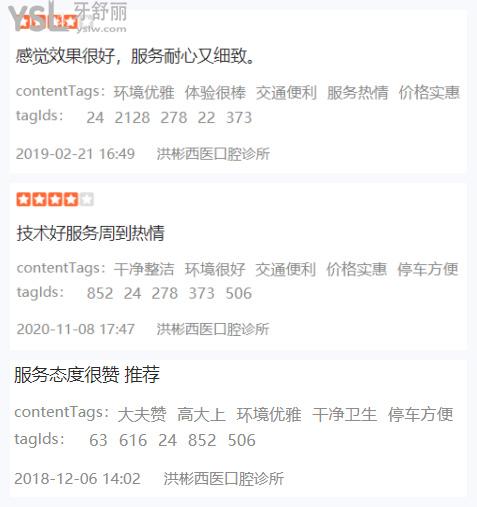 雞西洪彬西醫(yī)口腔診所評價