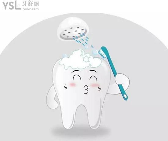愛護(hù)牙齒卡通圖