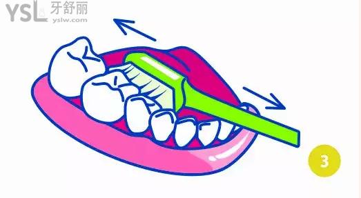 正確刷牙的八個(gè)步驟圖卡通高清3