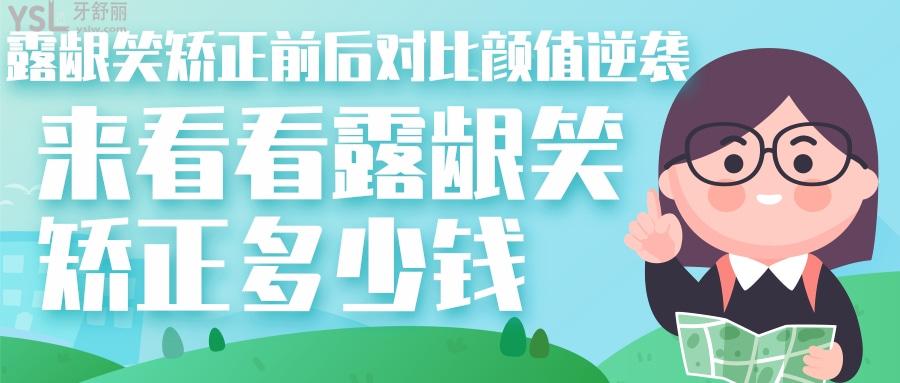 露齦笑矯正前后對比