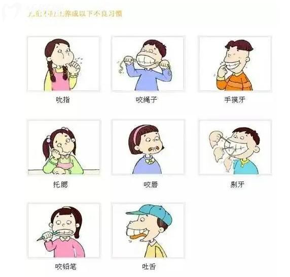 導致兒童牙齒畸形的原因