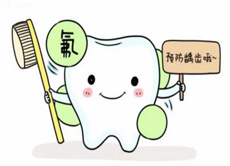 用含氟牙膏可預防齲齒