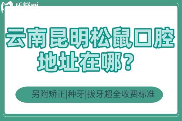 云南昆明松鼠口腔地址在哪？另附矯正
