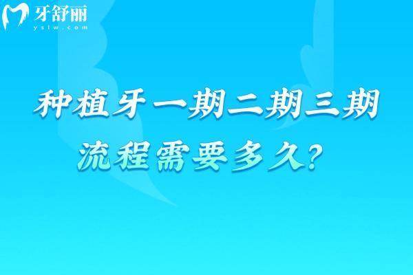 種植牙一期二期三期流程需要多久？種植牙流程與時間解析