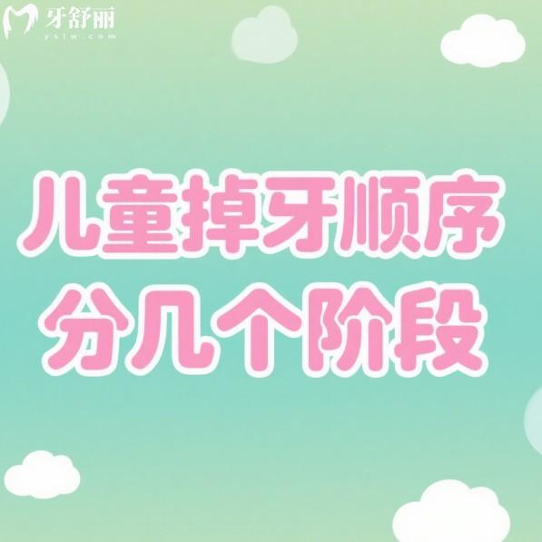 兒童掉牙順序分幾個階段?家長朋友們快來收藏兒童換牙的時間表